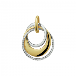 THE HOUSE OF JEWELS 4207802 BICOLOR GOUDEN HANGER MET NATUURLIJKE DIAMANT ALICIA