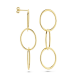THE HOUSE OF JEWELS 4026108 GOUDEN OORHANGERS OVALEN THE HOUSE OF JEWELS 4026108 GOUDEN OORHANGERS OVALEN