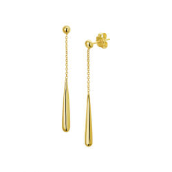 THE HOUSE OF JEWELS 4018866 GOUDEN OORHANGERS PEGELS