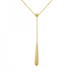 THE HOUSE OF JEWELS 4018867 GOUDEN Y-COLLIER PEGEL