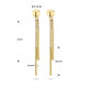 THE HOUSE OF JEWELS 4025197 GOUDEN OORHANGERS FANTASIE THE HOUSE OF JEWELS 4025197 GOUDEN OORHANGERS FANTASIE