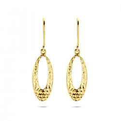 THE HOUSE OF JEWELS 4034297 GOUDEN OORHANGERS OVALEN