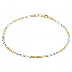 THE HOUSE OF JEWELS 4208481 BICOLOR GOUDEN ARMBAND VALKENOOG