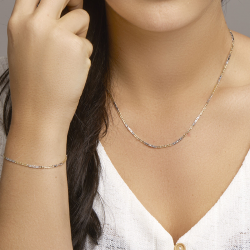 THE HOUSE OF JEWELS 4208481 BICOLOR GOUDEN ARMBAND VALKENOOG