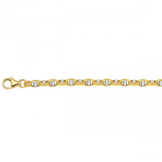 THE HOUSE OF JEWELS 4207628 BICOLOR GOUDEN ARMBAND ANKER FANTASIE THE HOUSE OF JEWELS 4207628 BICOLOR GOUDEN ARMBAND ANKER FANTASIE
