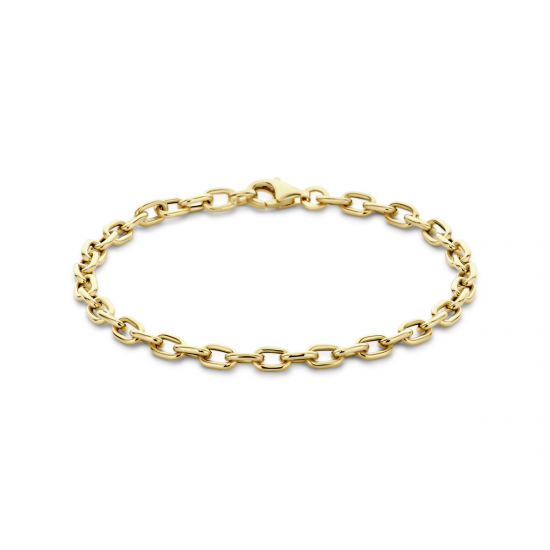 THE HOUSE OF JEWELS 4033134 GOUDEN ARMBAND OVALE JASSERON THE HOUSE OF JEWELS 4033134 GOUDEN ARMBAND OVALE JASSERON