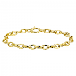THE HOUSE OF JEWELS 4017169 GOUDEN ARMBAND OVALE JASSERON