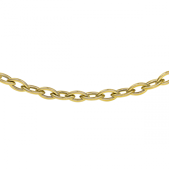 THE HOUSE OF JEWELS 4017170 GOUDEN COLLIER OVALE JASSERON THE HOUSE OF JEWELS 4017170 GOUDEN COLLIER OVALE JASSERON