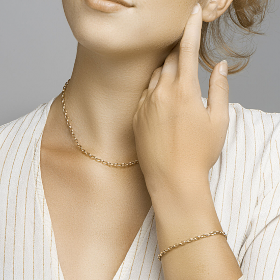 THE HOUSE OF JEWELS 4018740 GOUDEN COLLIER ANKERSCHAKEL THE HOUSE OF JEWELS 4018740 GOUDEN COLLIER ANKERSCHAKEL