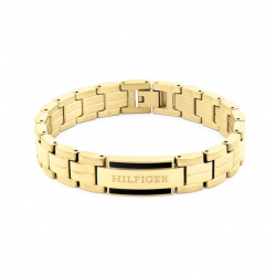 TOMMY HILFIGER JEWELS TJ2790601 VERGULD STALEN ARMBAND PARKER