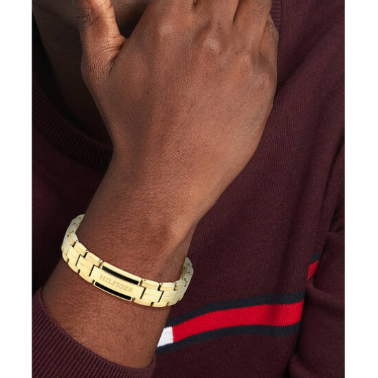 TOMMY HILFIGER JEWELS TJ2790601 VERGULD STALEN ARMBAND PARKER TOMMY HILFIGER JEWELS TJ2790601 VERGULD STALEN ARMBAND PARKER
