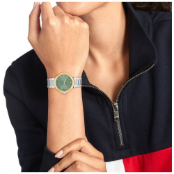 TOMMY HILFIGER TH1782778 DAMESHORLOGE BICOLOR VERGULD STAAL LORI