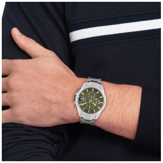 TOMMY HILFIGER TH1792197 HERENHORLOGE STAAL JAMESON TOMMY HILFIGER TH1792197 HERENHORLOGE STAAL JAMESON