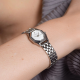 ROSEFIELD GWSSS-G04 DAMESHORLOGE STAAL GEMME WHITE STEEL SILVER ROSEFIELD GWSSS-G04 DAMESHORLOGE STAAL GEMME WHITE STEEL SILVER
