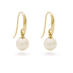 KOBU ORNELLA 111-3 KUS 14 KRT. GOUDEN OORHANGERS MET ZOETWATERPARELS PARKER