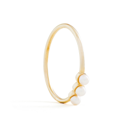 KOBU ST48761 14 KRT. GOUDEN RING ZOETWATERPARELS ALLEGRO