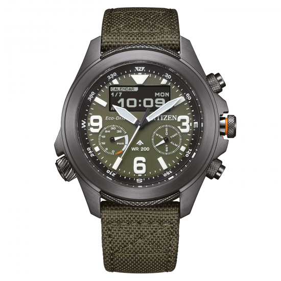 CITIZEN JV1005-02W HERENHORLOGE ECO-DRIVE STAAL PROMASTER LAND CITIZEN JV1005-02W HERENHORLOGE ECO-DRIVE STAAL PROMASTER LAND
