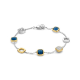 TI SENTO 23080DB ZILVEREN ARMBAND BICOLOR ZIRKONIA TI SENTO 23080DB ZILVEREN ARMBAND BICOLOR ZIRKONIA