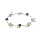 TI SENTO 23080DB ZILVEREN ARMBAND BICOLOR ZIRKONIA TI SENTO 23080DB ZILVEREN ARMBAND BICOLOR ZIRKONIA