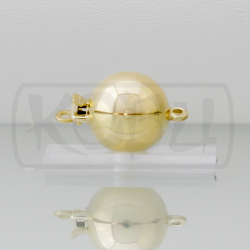 KOBU 21-01283 ZOETWATERPARELS MET GOUDEN SLUITING