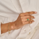 BLUSH 1269YMA GEELGOUDEN RING MET MALACHIET EN BERGKRISTAL BLUSH 1269YMA GEELGOUDEN RING MET MALACHIET EN BERGKRISTAL