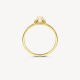 BLUSH 1272YMQ GEELGOUDEN RING MET PARELMOER EN BERGKRISTAL BLUSH 1272YMQ GEELGOUDEN RING MET PARELMOER EN BERGKRISTAL