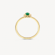 BLUSH 1266YGA GEELGOUDEN RING MET GROENE AGAAT EN ZIRKONIA BLUSH 1266YGA GEELGOUDEN RING MET GROENE AGAAT EN ZIRKONIA