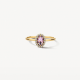 BLUSH 1271YCI GEELGOUDEN RING MET MADEIRA CITRIEN EN ZIRKONIA BLUSH 1271YCI GEELGOUDEN RING MET MADEIRA CITRIEN EN ZIRKONIA
