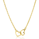 ZINZI ZIC2513G ZILVER VERGULDE COLLIER HARTJES ZINZI ZIC2513G ZILVER VERGULDE COLLIER HARTJES
