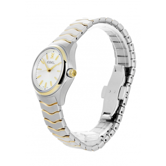 EBEL 1216195 DAMESHORLOGE STAAL/18KT GOUD WAVE EBEL 1216195 DAMESHORLOGE STAAL/18KT GOUD WAVE