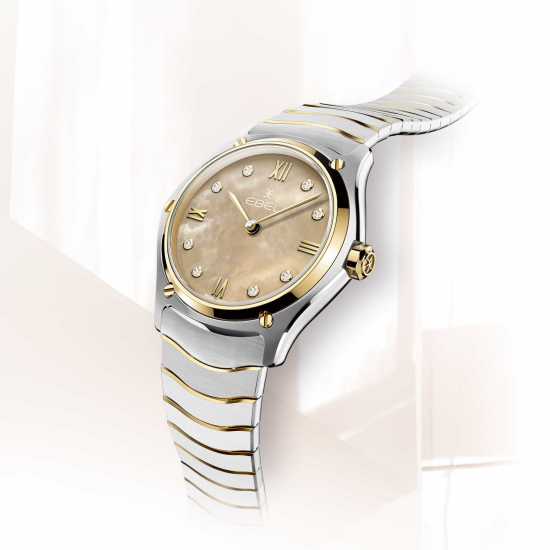 EBEL 1216488A DAMESHORLOGE STAAL/18KT GOUD SPORT CLASSIC EBEL 1216488A DAMESHORLOGE STAAL/18KT GOUD SPORT CLASSIC