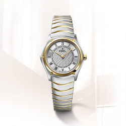 EBEL 1216697 DAMESHORLOGE STAAL/18KT GOUD SPORT CLASSIC
