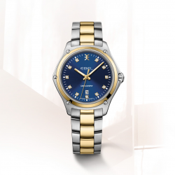 EBEL 1216620 DAMESHORLOGE STAAL/18KT GOUD DISCOVERY