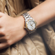 EBEL 1216660 DAMESHORLOGE STAAL/18KT GOUD 1911 EBEL 1216660 DAMESHORLOGE STAAL/18KT GOUD 1911