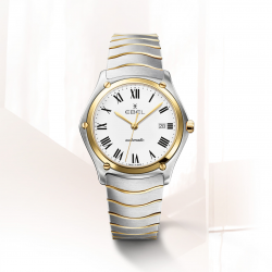 EBEL 1216614 HERENHORLOGE STAAL/18KT GOUD AUTOMAAT SPORT CLASSIC