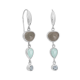 RABINOVICH 82204056 ZILVEREN OORHANGERS MET MAANSTEEN-CHALCEDOON-TOPAAS BELVEDERE RABINOVICH 82204056 ZILVEREN OORHANGERS MET MAANSTEEN-CHALCEDOON-TOPAAS BELVEDERE