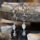 RABINOVICH 82204056 ZILVEREN OORHANGERS MET MAANSTEEN-CHALCEDOON-TOPAAS BELVEDERE RABINOVICH 82204056 ZILVEREN OORHANGERS MET MAANSTEEN-CHALCEDOON-TOPAAS BELVEDERE