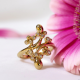 RABINOVICH 82103344 GOUD OP ZILVEREN RING MET ZIRKONIA BALLROOM RABINOVICH 82103344 GOUD OP ZILVEREN RING MET ZIRKONIA BALLROOM