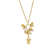 RABINOVICH 82102344 GOUD OP ZILVEREN COLLIER MET HANGER MET ZIRKONIA BALLROOM RABINOVICH 82102344 GOUD OP ZILVEREN COLLIER MET HANGER MET ZIRKONIA BALLROOM
