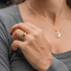 RABINOVICH 81803306 GOUD OP ZILVEREN RING MET TOPAAS SILVER LINING RABINOVICH 81803306 GOUD OP ZILVEREN RING MET TOPAAS SILVER LINING