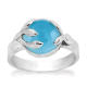 RABINOVICH 82303008 ZILVEREN RING CHALCEDOON SERENITY RABINOVICH 82303008 ZILVEREN RING CHALCEDOON SERENITY