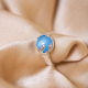 RABINOVICH 82303008 ZILVEREN RING CHALCEDOON SERENITY RABINOVICH 82303008 ZILVEREN RING CHALCEDOON SERENITY