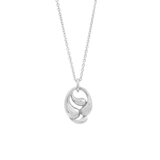 RABINOVICH 80802000 ZILVEREN COLLIER MET HANGER CURVY CLASS