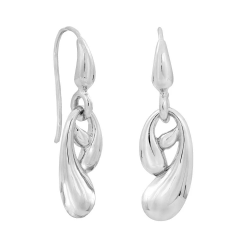 RABINOVICH 80804000 ZILVEREN OORHANGERS CURVY CLASS