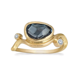 RABINOVICH 79103106 GOUDEN RING MET TOPAAS EVENING STAR