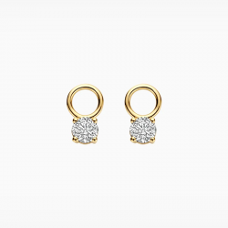 BLUSH LG9001Y GOUDEN OORRING AANHANGERS LAB GROWN DIAMOND
