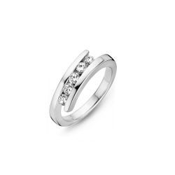 MOMENTS 15100AW ZILVEREN RING ZIRKONIA