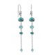 RABINOVICH 72304023 ZILVEREN OORHANGERS MET TURKOOIS -TOPAAS-APATIET-ZIRKONIA MINETTA RABINOVICH 72304023 ZILVEREN OORHANGERS MET TURKOOIS -TOPAAS-APATIET-ZIRKONIA MINETTA