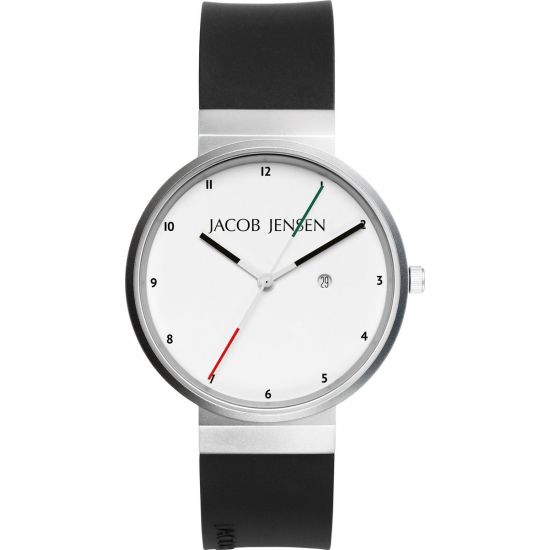 JACOB JENSEN JJ 646 HERENHORLOGE TITANIUM NEW LINE JACOB JENSEN JJ 646 HERENHORLOGE TITANIUM NEW LINE