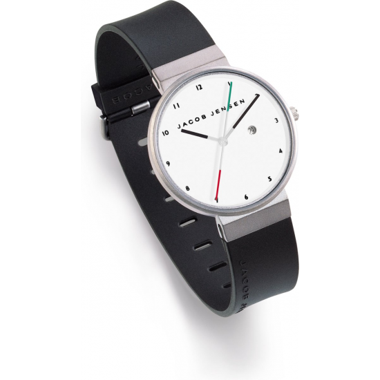 JACOB JENSEN JJ 646 HERENHORLOGE TITANIUM NEW LINE JACOB JENSEN JJ 646 HERENHORLOGE TITANIUM NEW LINE